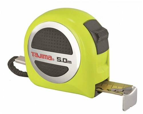 Водонепроницаемая рулетка TAJIMA GASP25-50E W-THICK LOCK 5м/25мм, лента c нейлоновым покрытием