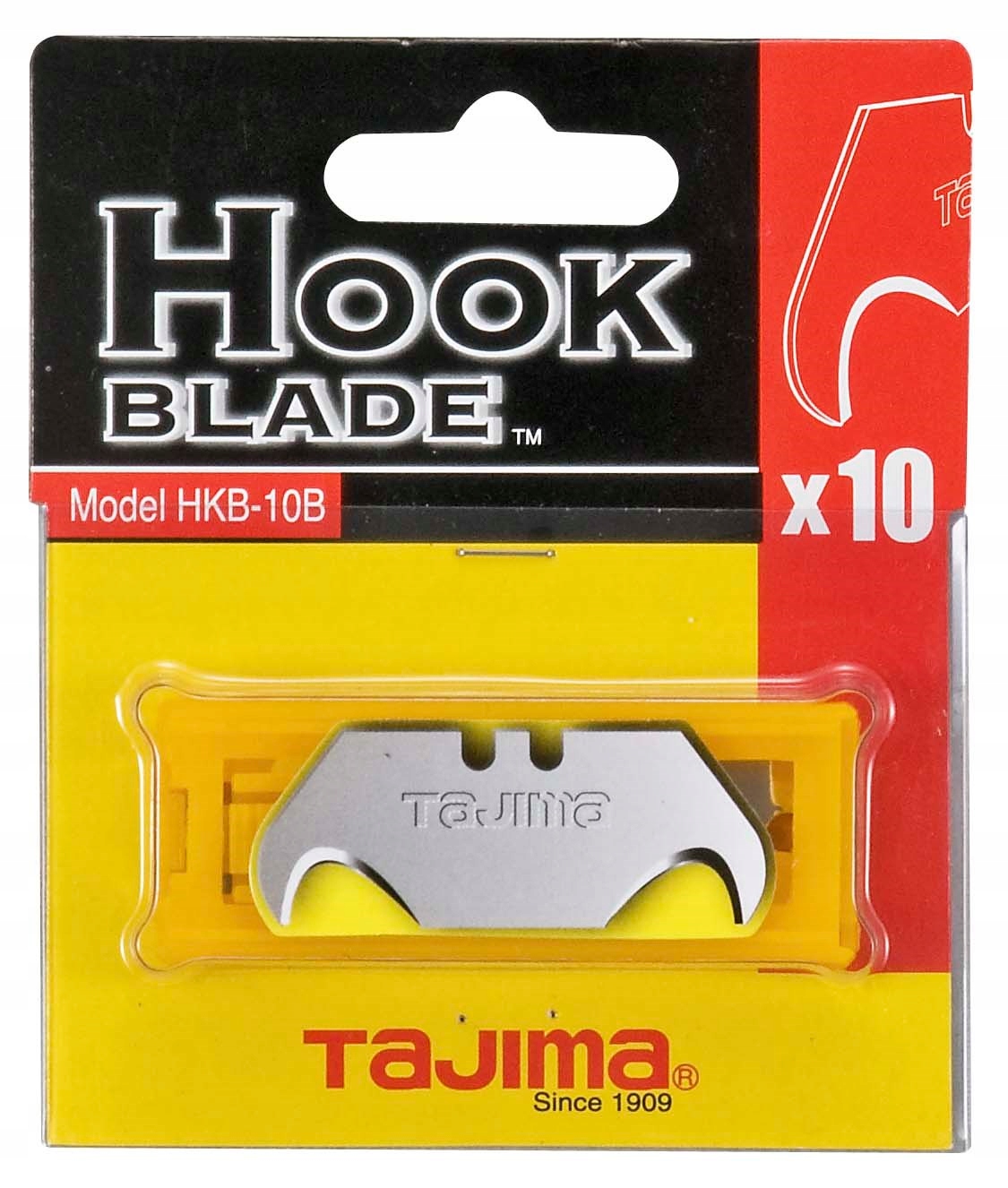 Лезвия TAJIMA DEEP HOOK для трапезоидных ножей. /10 шт. в футляре.