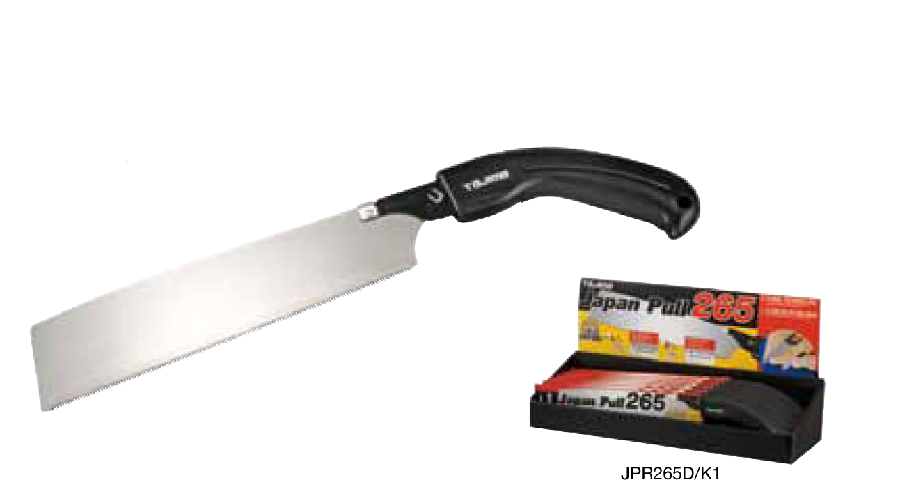 Ручная пила TAJIMA Japan Pull JPR265, с изогнутой ручкой