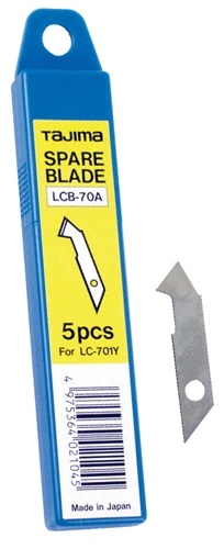 Лезвия TAJIMA LB70AH/BE для ножей LC-701 /5 шт. в футляре