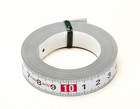Самоклеящаяся стальная мерная лента TAJIMA Pit Measure 13мм, L=2м
