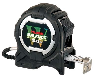 Рулетка TAJIMA SFG3LWM25-75E W-Mag 7.5м/25мм, магн.корп.+ магн.зацеп.